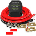 Dual Battery Isolator Kit, 140Amp Battery Isolator 12V Kit, Battery Disconnect Switch 12V | Cars, RV, UTV, ATV, Marine Battery Switch by